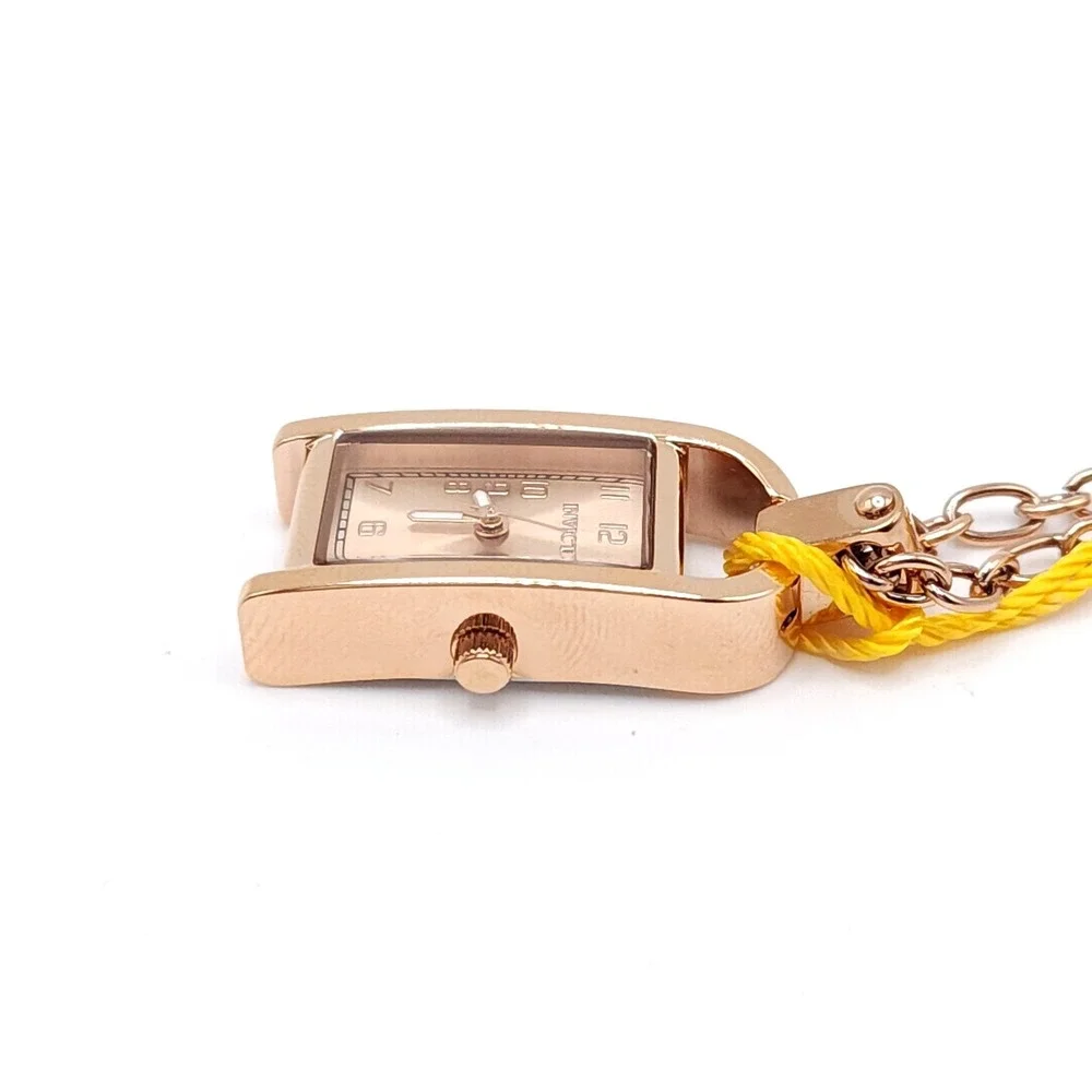 Invicta Mini Angel 49936 Pendant Watch Necklace Rose Gold Women's New